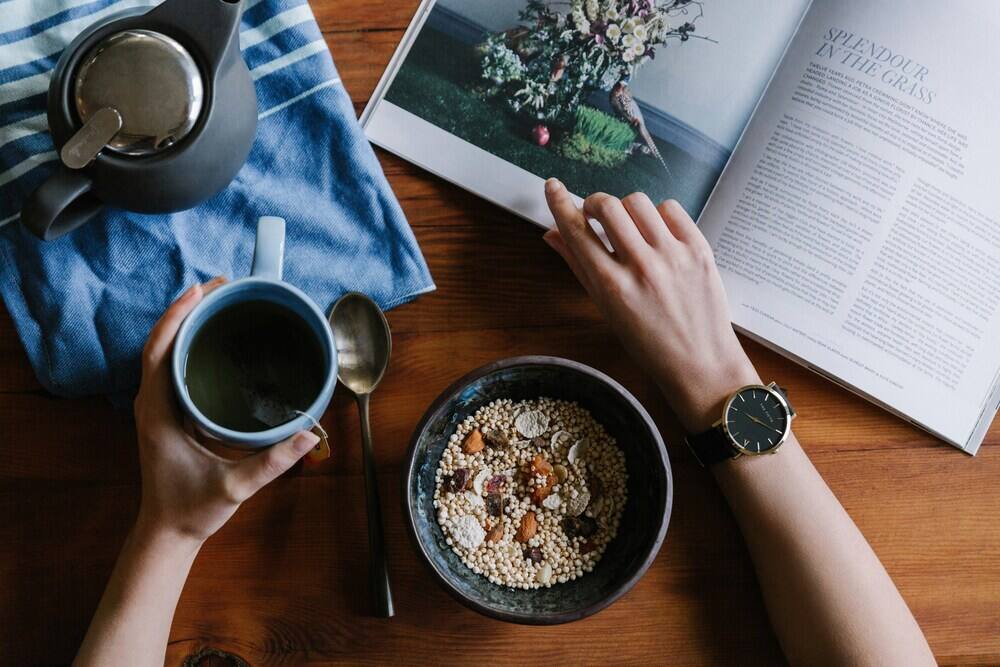 Morgenroutine bei Depression gesundes Frühstück
